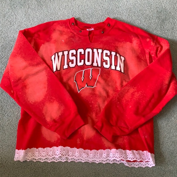 Wisconsin Bleached Sweatshirt - Picture 1 of 2
